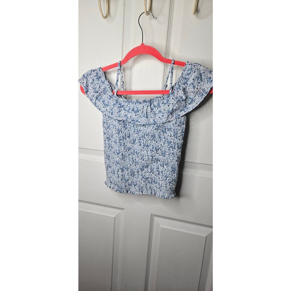 Abercrombie Kids Girls Crop Top Off Shoulder With Straps Size 11